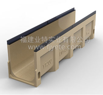 樹(shù)脂U型排水溝(鑄鐵護(hù)邊)